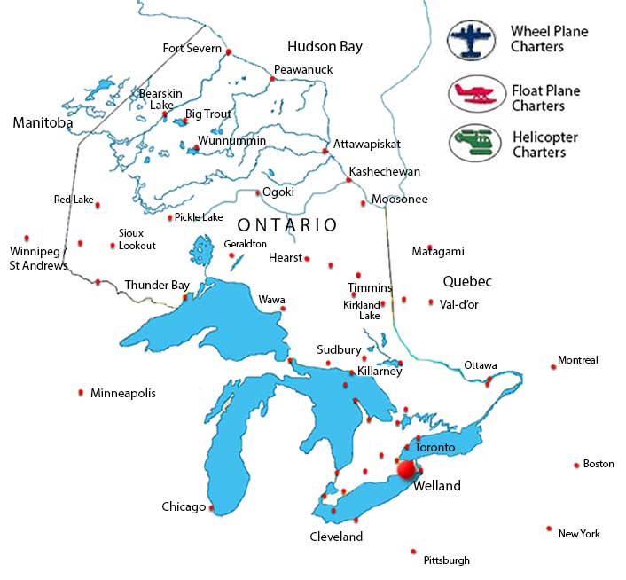 Welland Ontario Air Charter Directory